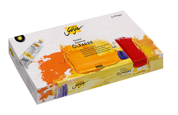 Olejové farby Finest Artists Solo Goya set 8x55ml