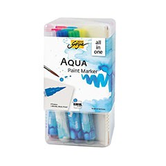 Sada akvarelových popisovačov Aqua Solo Goya Powerpack All-in-one 