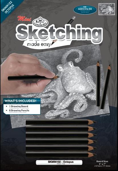 Kreatívny set skicovanie - Chobotnica A5