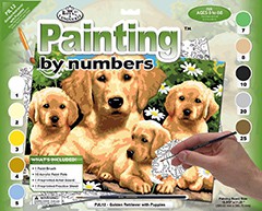 Kreatívny set na maľovanie A3 - psíky
