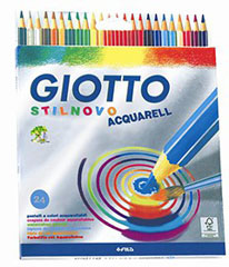 Farebné ceruzky GIOTTO STILNOVO AQUARELL - 24 farieb